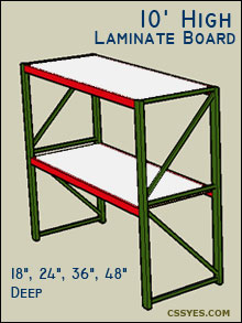 FastRak-Starter-10-Feet-High-Laminate-Board