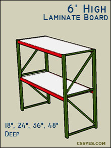 FastRak-Starter-6-Feet-High-Laminate-Board