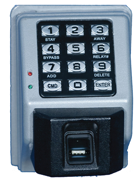 WireCrafters Biometric Finger Reader lock with keypad big