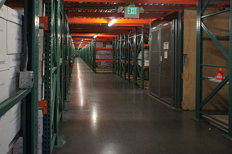 High Density Records Storage Catwalk