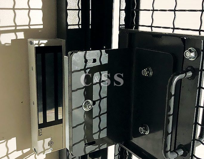Installation Of Secure Wire Server Cage With Mag Lock