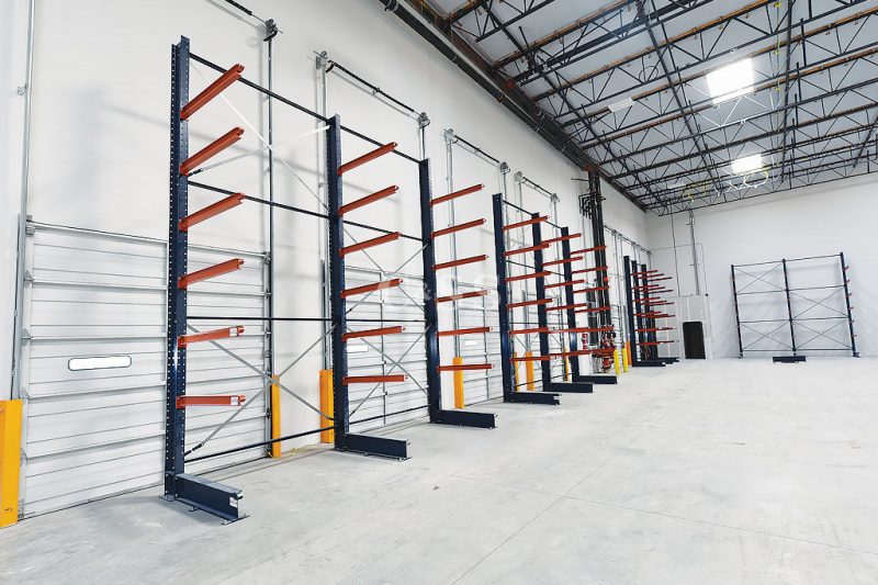 Cantilever Racks For Lumber Or Pipe Storage