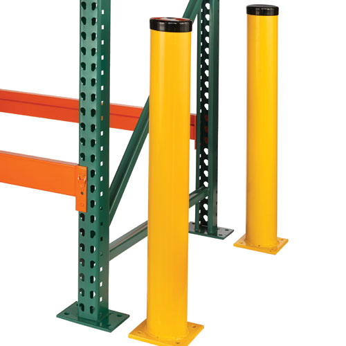 Pallet Rack Bollards Provides Indoor Outdoor Protection Safety
