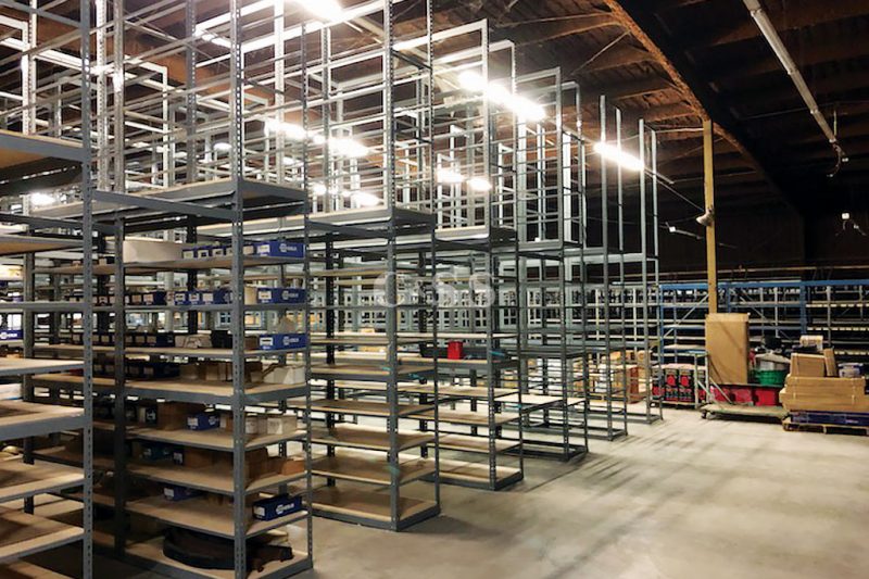 Boltless Shelving System Helps Warehouse Safety
