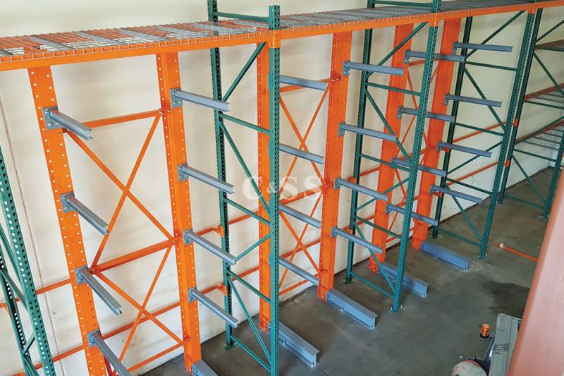 Cantilever Pallet Racking For Warehouse Elevator Parts