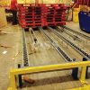 Roller Pallet Flow Rack With Pallet Racking Separator